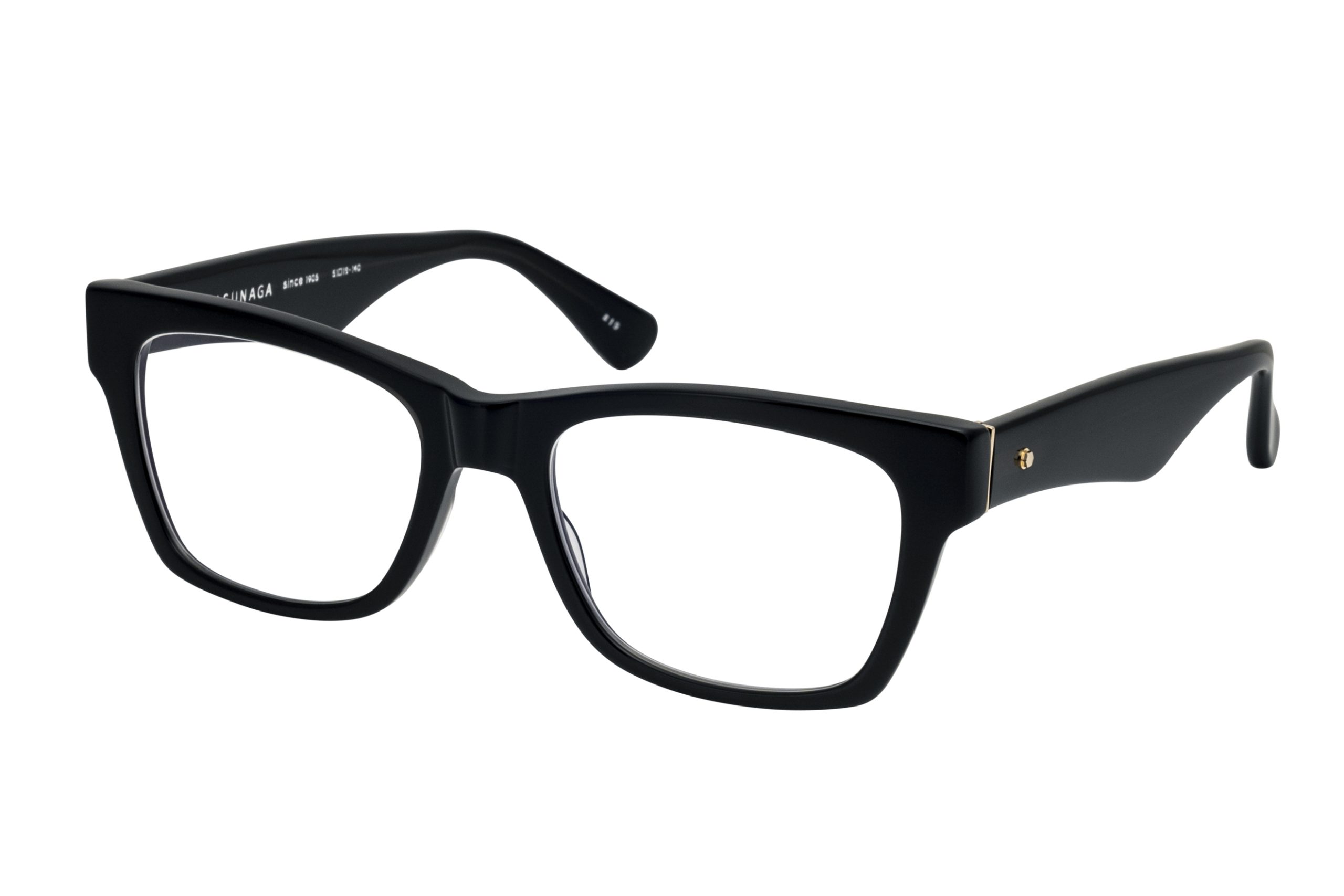 増永眼鏡 光輝 007 黒ぶち スクエア メガネ ブラック